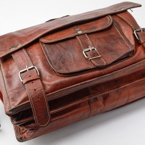 Mens Leather Shoulder Bag / Messenger Bag